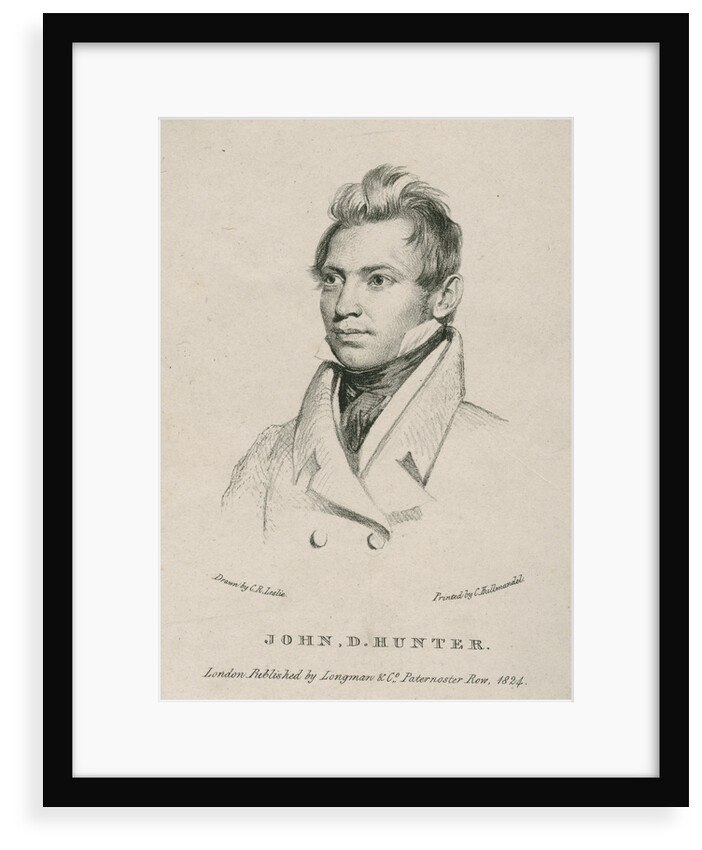 Portrait of John Dunn Hunter (1798-1827) by Charles Joseph Hullmandel