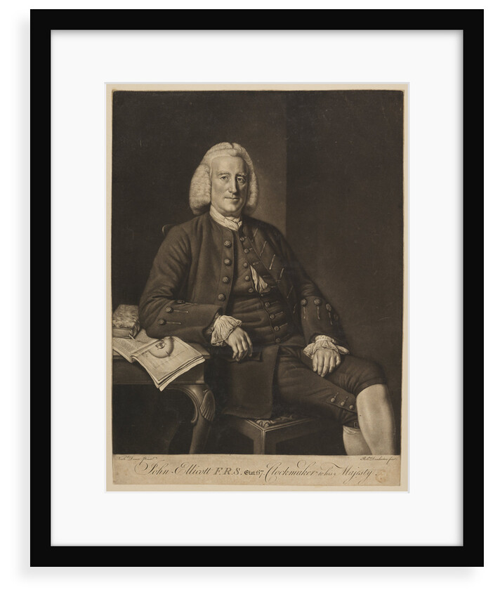 Portrait of John Ellicott (1701-1772) by Robert Dunkarton