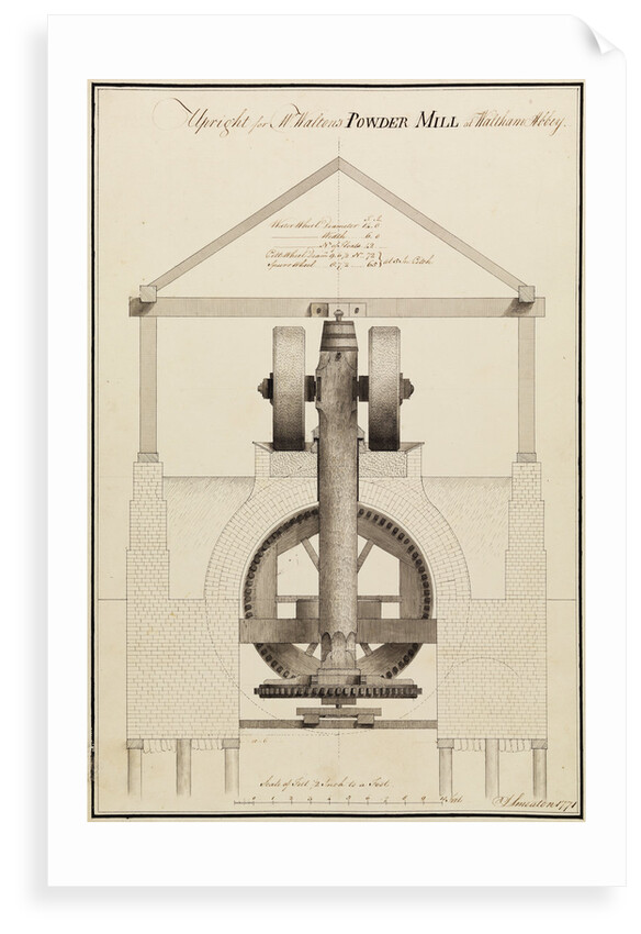 Powder mill, Waltham Abbey by John Smeaton