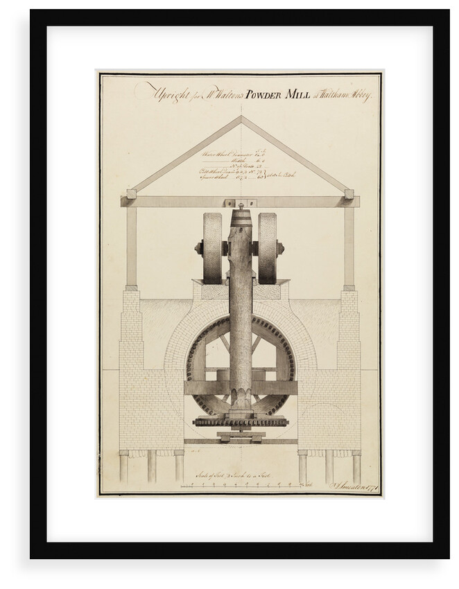 Powder mill, Waltham Abbey by John Smeaton