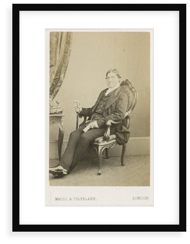 Portrait of Thomas Dyke Acland (1809-1898) by Maull & Polyblank