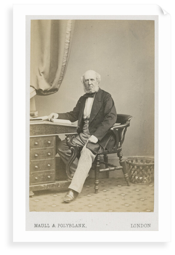 Portrait of William Henry Barlow (1812-1902) by Maull & Polyblank