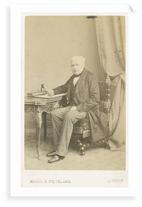 Portrait of William Thomas Brande (1788-1866) by Maull & Polyblank