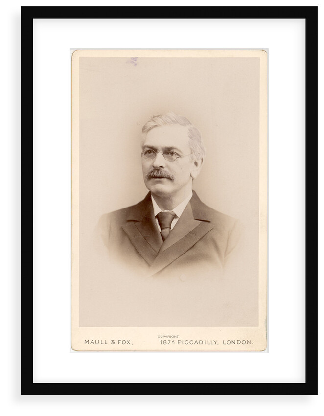 Portrait of Horace Tabberer Brown (1848-1925) by Maull & Fox
