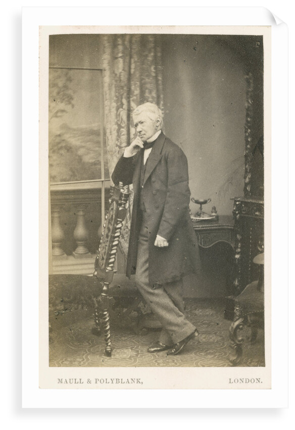 Portrait of Charles James Fox Bunbury (1809-1886) by Maull & Polyblank