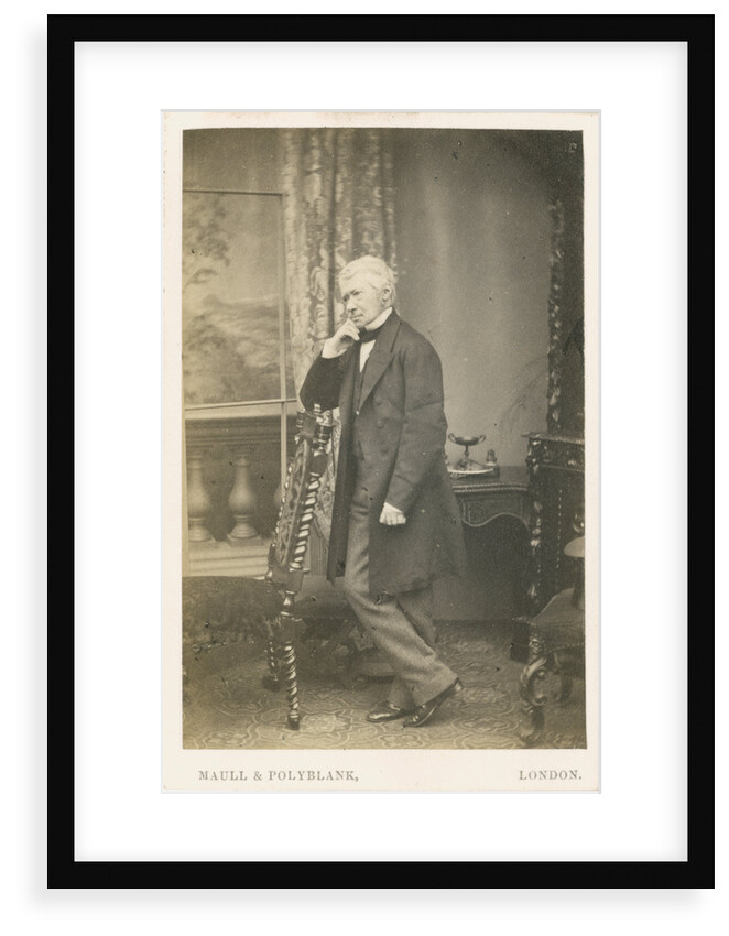 Portrait of Charles James Fox Bunbury (1809-1886) by Maull & Polyblank