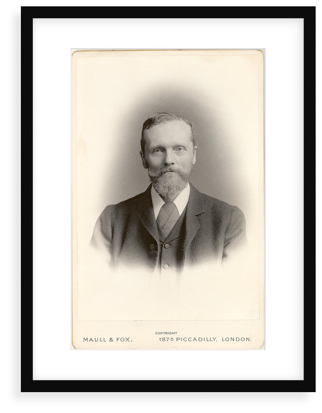 Portrait of George James Burch (1852-1914) by Maull & Fox