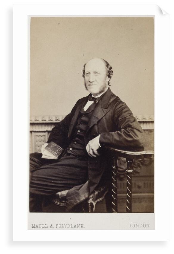 Portrait of Jacob Augustus Lockhart Clarke (1817-1880) by Maull & Polyblank