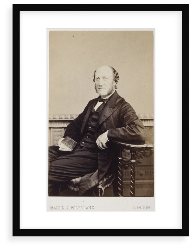 Portrait of Jacob Augustus Lockhart Clarke (1817-1880) by Maull & Polyblank