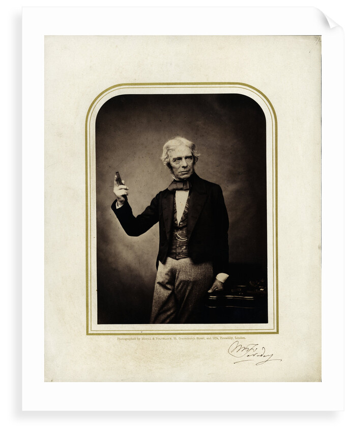 Portrait of Michael Faraday (1791-1867) by Maull & Polyblank