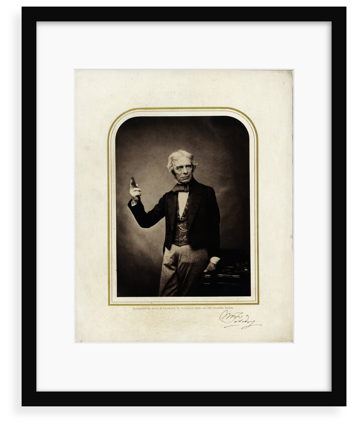 Portrait of Michael Faraday (1791-1867) by Maull & Polyblank