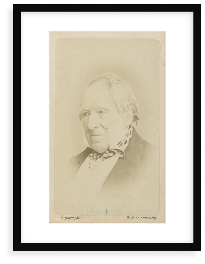 Portrait of Robert Monsey Rolfe, 1st Baron Cranworth (1790-1868) by W & D Downey