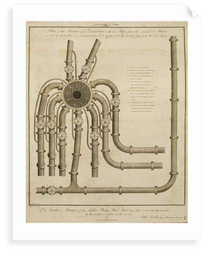 London Bridge water works by Woodman & Mutlow