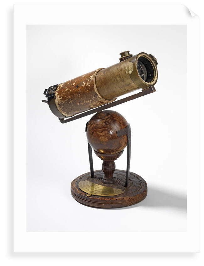 Isaac Newton's reflecting telescope by Anonymous