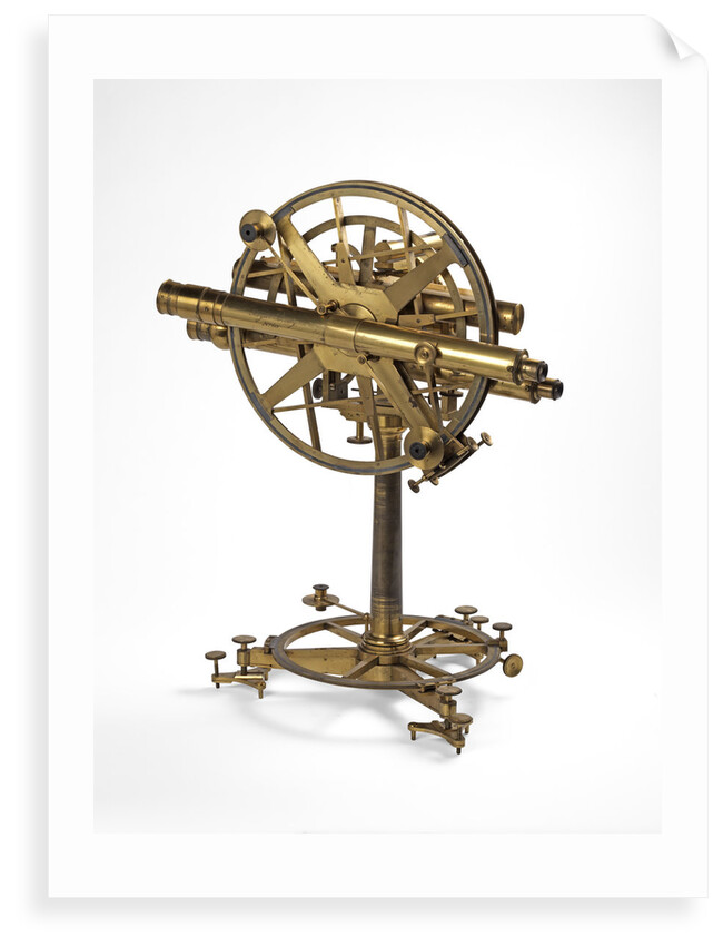 Repeating altitude azimuth circle by Edward Troughton