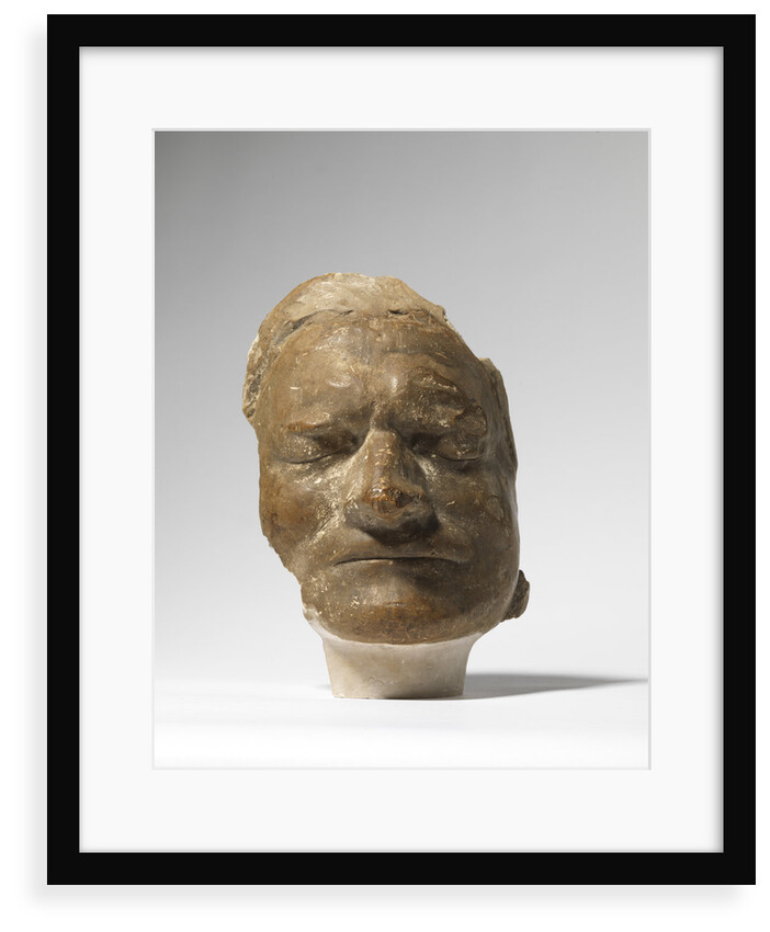 Death mask of Isaac Newton by Michael Rysbrack
