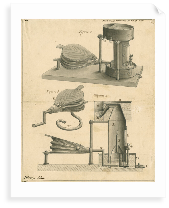 Miners' safety lamp by John Farey