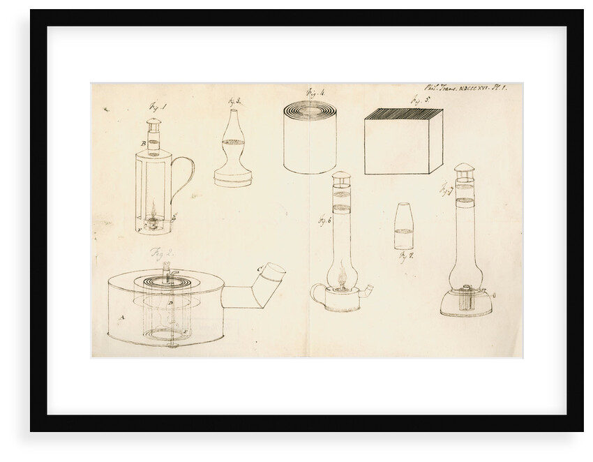 Miners' safety lamp by Humphry Davy