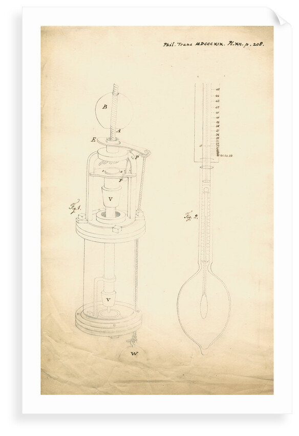 Improved machine for sampling sea-water at depth by Francis Marcet