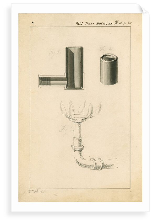 Gas light burners by William Tite