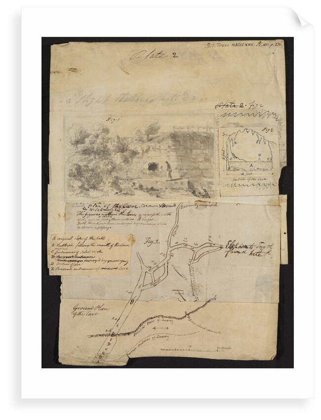 Kirkdale Cave, Yorkshire by William Buckland