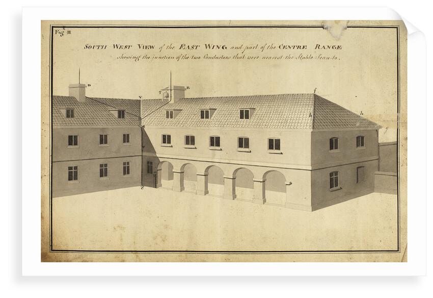 South west view of the East WingÃ  [of Heckingham Workhouse, Norfolk] by Anonymous