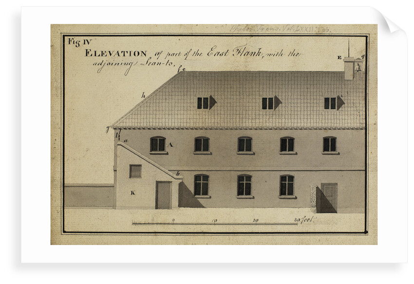 Elevation of part of the East flankÃ  [of Heckingham Workhouse, Norfolk by Anonymous