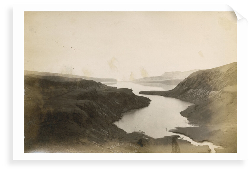 'Tarawera Lake from the Wairoa Valley' by Charles Spencer