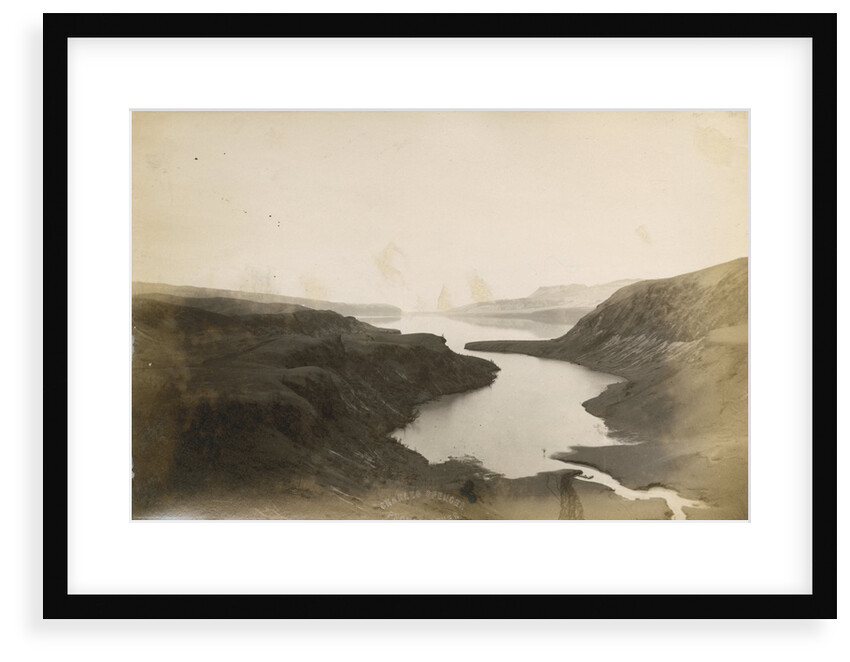 'Tarawera Lake from the Wairoa Valley' by Charles Spencer