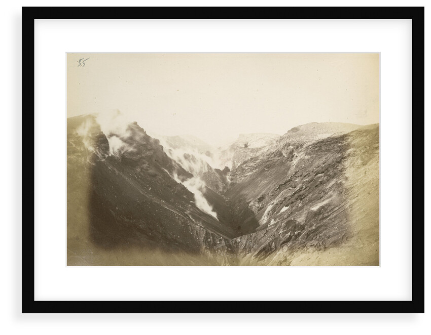'Cleft in the Top of Mount Tarawera' by Charles Spencer