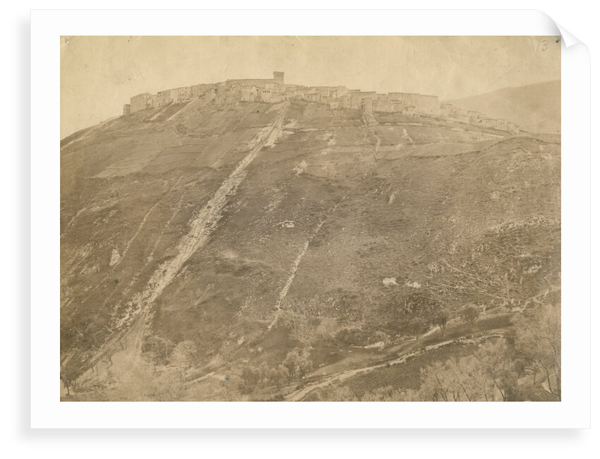 'Castelluccio' [earthquake damage] by Alphonse Bernoud Grellier