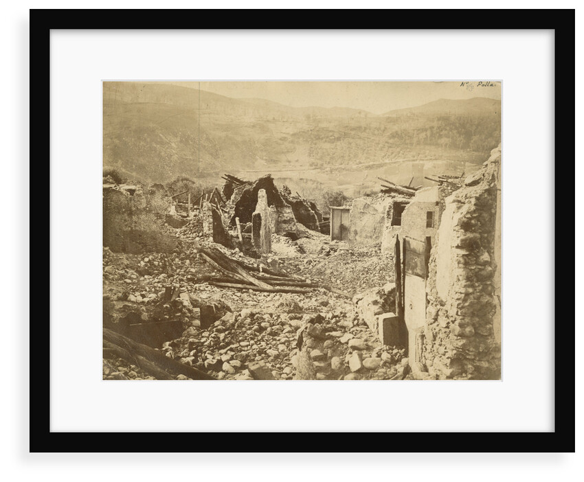 'At Polla' [earthquake damage] by Alphonse Bernoud Grellier