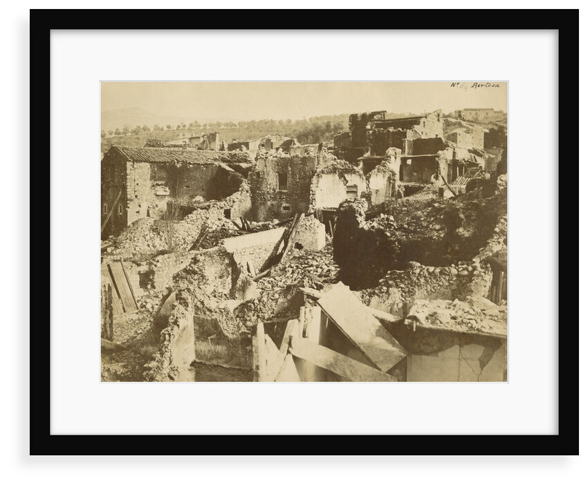 'Pertosa' [earthquake damage] by Alphonse Bernoud Grellier
