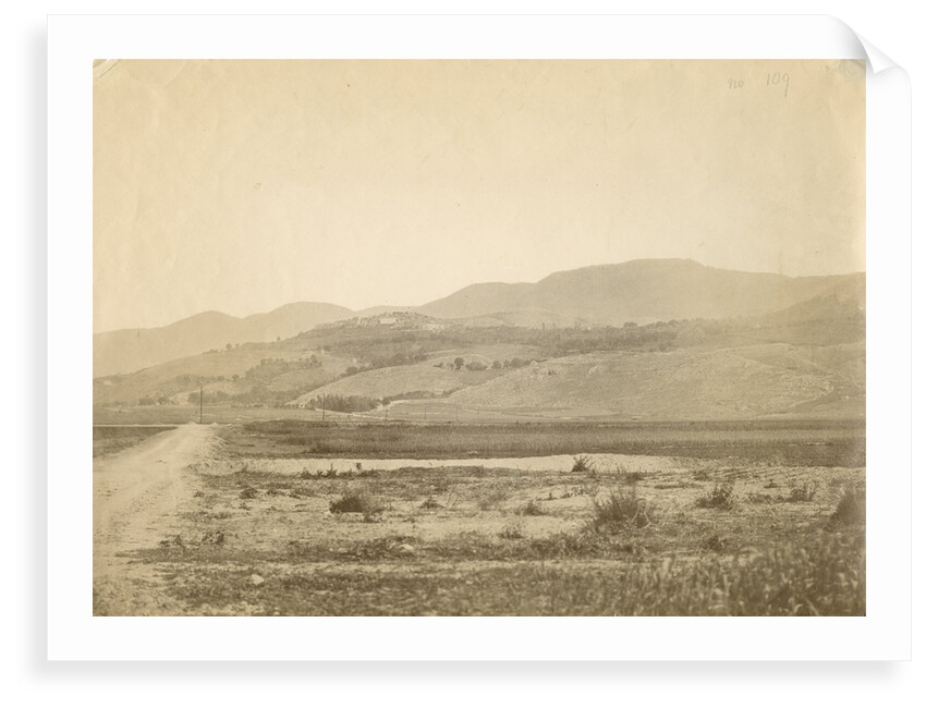 An Italian landscape by Alphonse Bernoud Grellier
