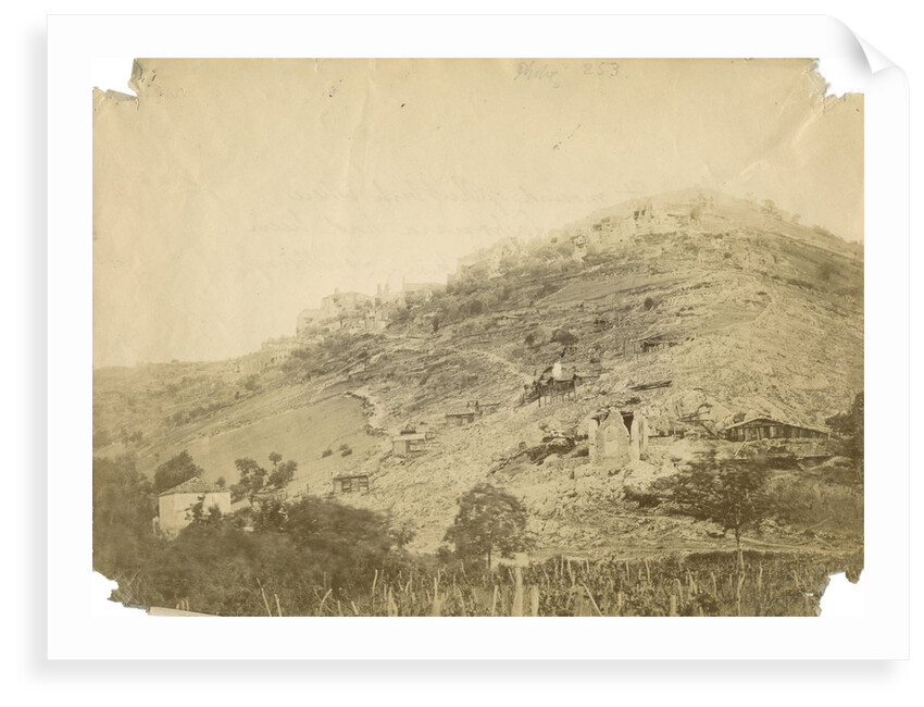 '...where Saponara had been...' [earthquake damage] by Alphonse Bernoud Grellier