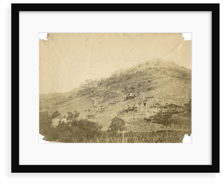 '...where Saponara had been...' [earthquake damage] by Alphonse Bernoud Grellier