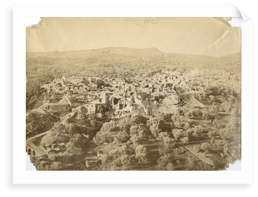 'Montemurro' [earthquake damage] by Alphonse Bernoud Grellier