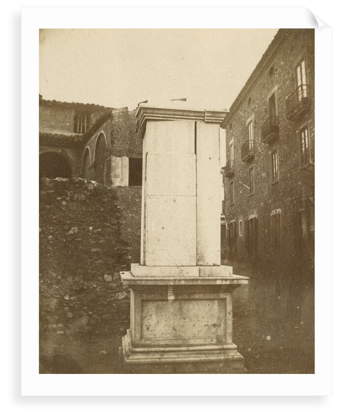 Monument at Vietri di Potenza by Alphonse Bernoud Grellier
