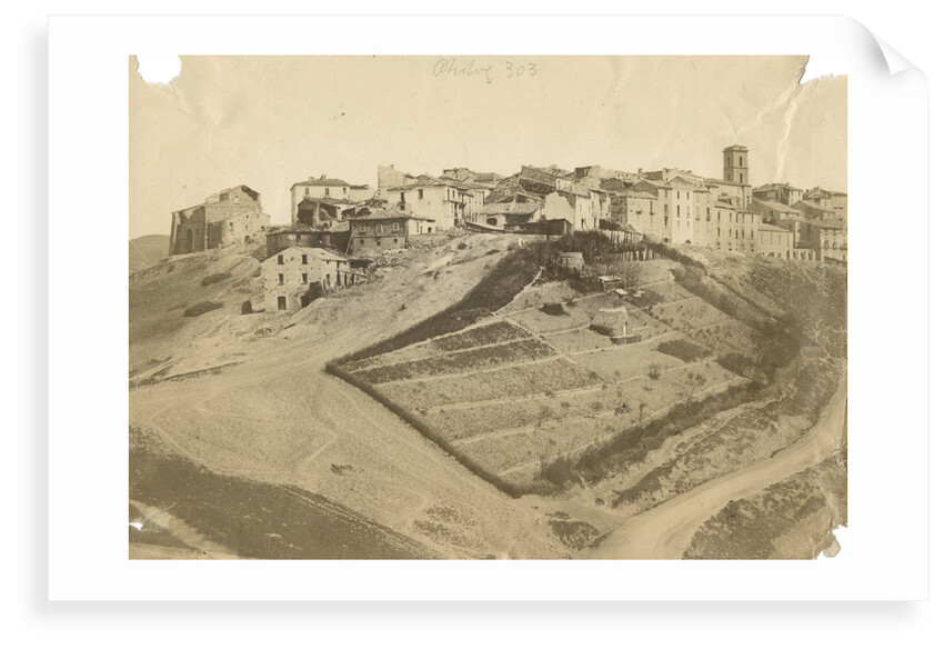 'Potenza, east end' [earthquake damage] by Alphonse Bernoud Grellier