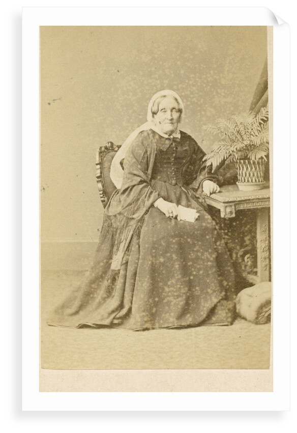 Portrait of Sarah Faraday (1800-1879) by T C Turner