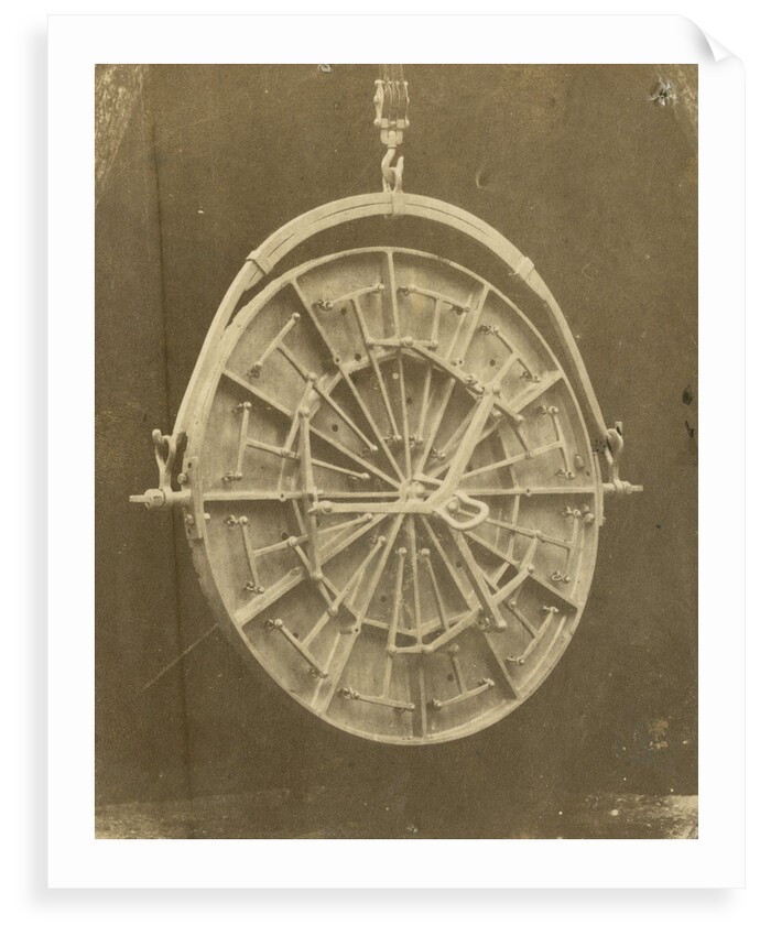 Telescope speculum grinding tool for Lord Rosse's 72-inch telescope at Birr Castle, Ireland by Anonymous