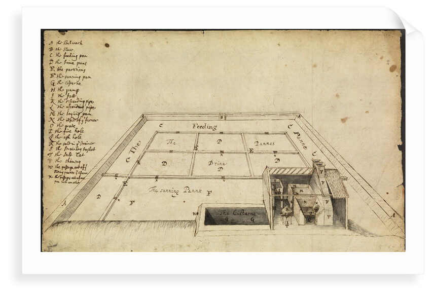 Salt-works at Hampshire by Robert Hooke