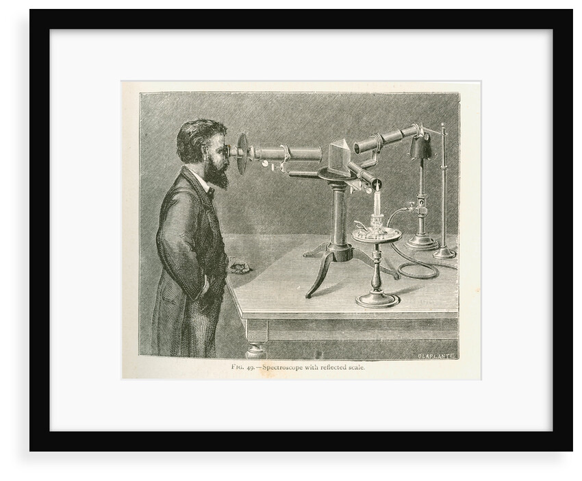 Spectroscope with reflected scale by C Laplante