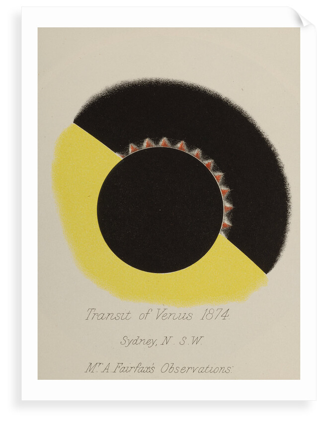 Mr Fairfax's observations of the transit of Venus by Anonymous