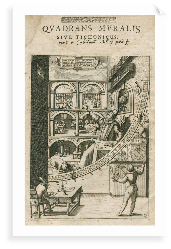 Tycho Brahe's mural quadrant by Anonymous
