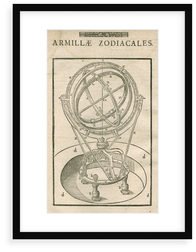 Tycho Brahe's zodiacal armillary sphere by Anonymous