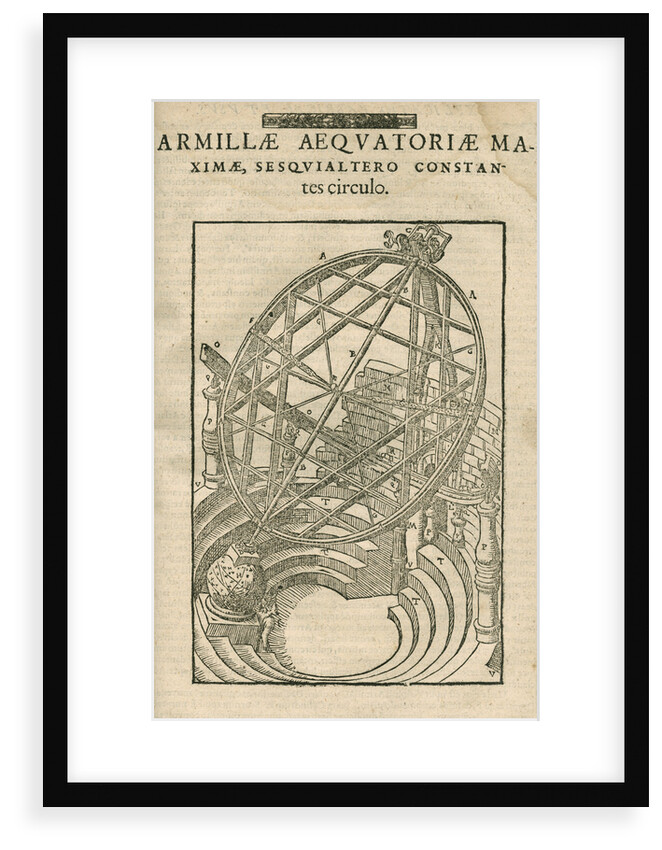 Tycho Brahe's great equatorial armillary instrument by Anonymous