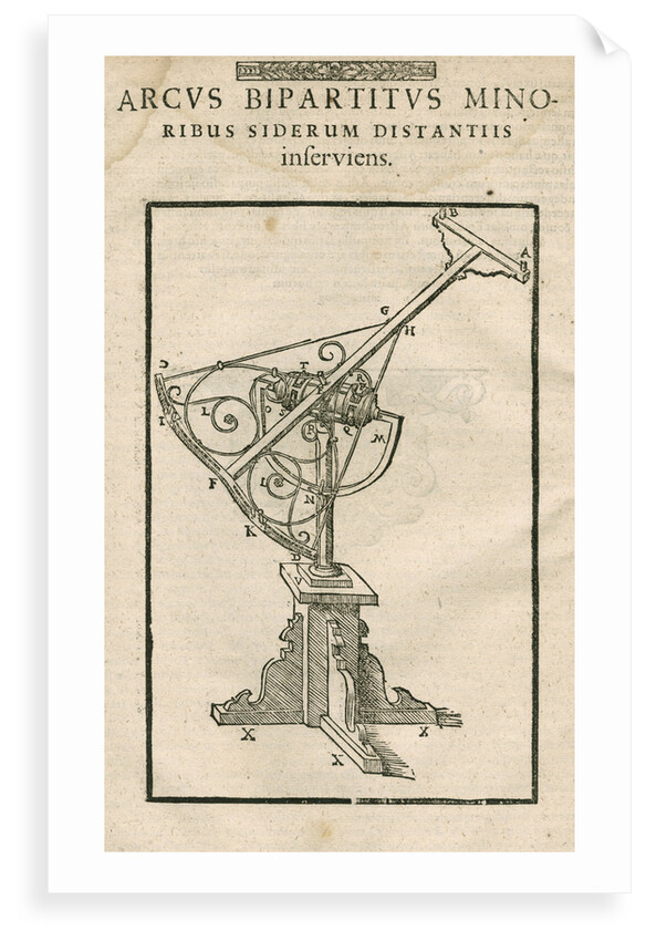 Tycho Brahe's Bipartite arc by Anonymous