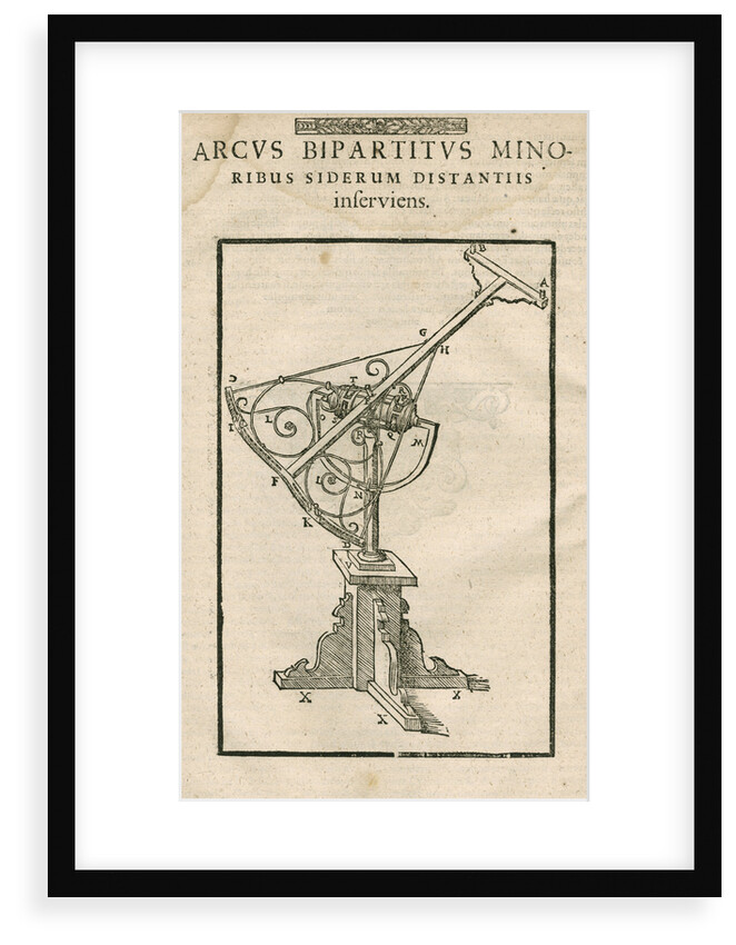 Tycho Brahe's Bipartite arc by Anonymous