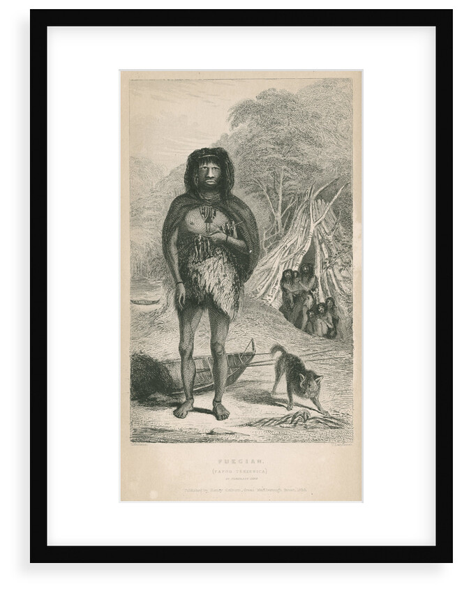 'Fuegian (Yapoo Tekeenica) at Portrait Cove' by Thomas Landseer